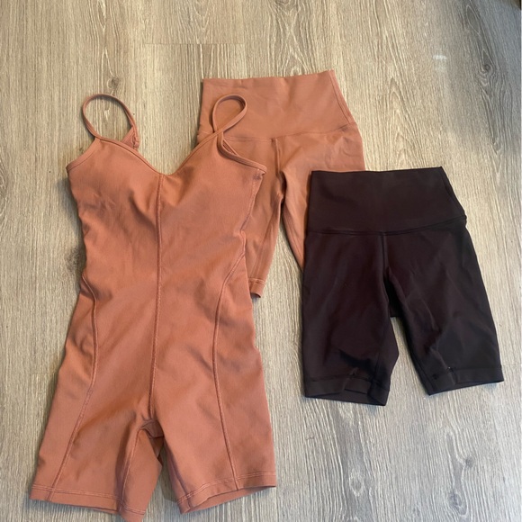lululemon athletica Pants - Women's Brown and Black Jumpsuit Set